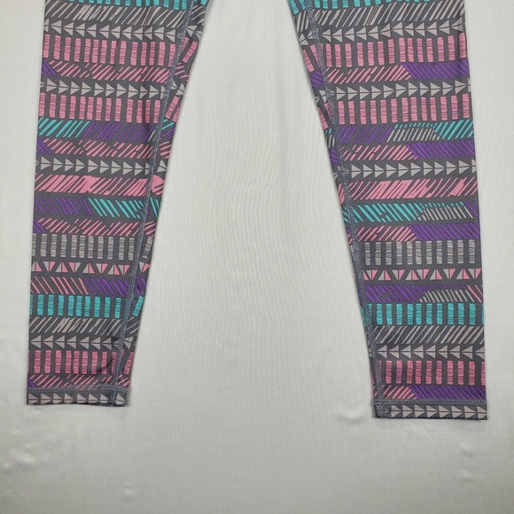 Eddie Bower Girls Leggings Gray Pastel Tribal Print Size Large 14/16 - Picture 7 of 10